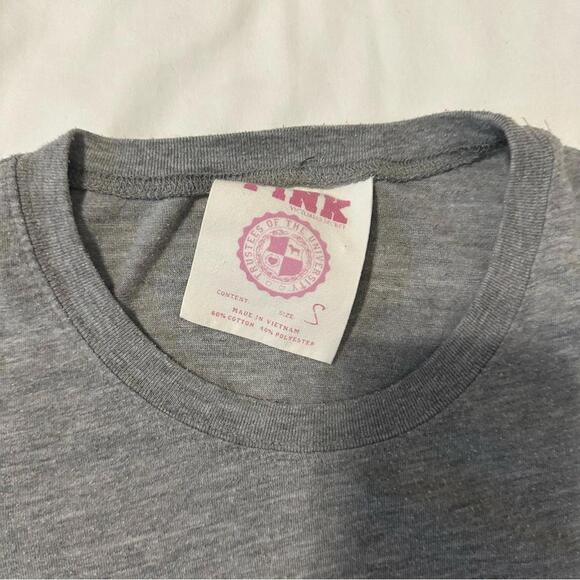 Y2K Victoria's Secret PINK SHORT SLEEVE PERFECT T-SHIRT - Picture 3 of 3